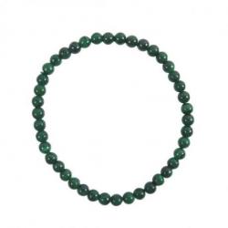 Bracelet Malachite grade A - boules 4mm
