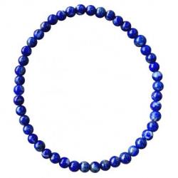 Bracelet Lapis Lazuli grade A - boules 4mm