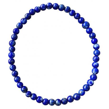 Bracelet Lapis Lazuli | Boules 4mm