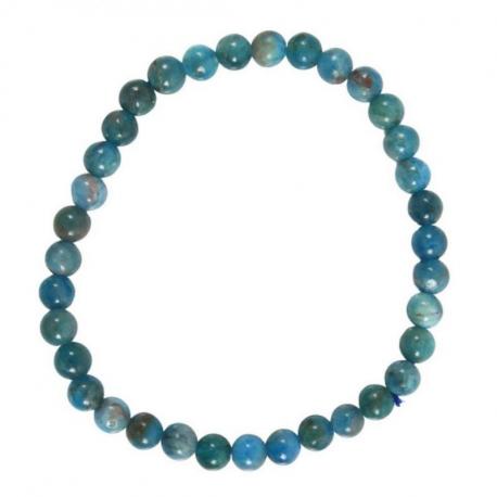 Bracelet Apatite grade AB - boules 4mm Bracelet Apatite grade AB - boules 4mm