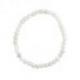 Bracelet Pierre de lune blanche naturelle - boules 4mm