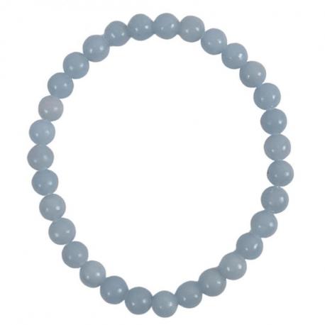 Bracelet Angélite grade A - boules 6mm Bracelet Angélite grade A - boules 6mm