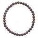 Bracelet Grenat rouge grade A - boules 4mm