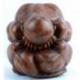 Yogi en bois massif sculpté main 15cm