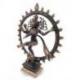 Statuette Shiva Nataraja en laiton 35cm. Artisanat asiatique.