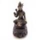 Statuette Shiva en laiton 17cm. Artisanat asiatique.