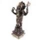 Statue Ganesh en laiton 40cm. Savoir-faire traditionnel asiatique.