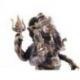 Statue Ganesh en laiton 40cm. Savoir-faire traditionnel asiatique.