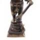 Statue Ganesh en laiton 40cm. Savoir-faire traditionnel asiatique.