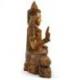 Grande statue de Shiva artisanale 50cm en bois exotique
