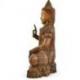 Grande statue de Shiva artisanale 50cm en bois exotique