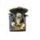 Statuette Ganesh Assis sur son Trône 13cm