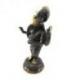 Statuette Ganesh debout en laiton 18cm. Artisanat d'Asie