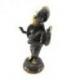 Statuette Ganesh debout en laiton 18cm. Savoir-faire traditionnel d'Asie