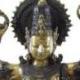 Majestueuse statue Shiva Nataraja 66cm en laiton. Artisanat asiatique. Pièce Rare