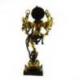 Majestueuse statue Shiva Nataraja 66cm en laiton. Artisanat asiatique. Pièce Rare
