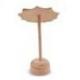 Présentoir à Boucles d'Oreilles forme Parasol en bois 26cm  | Finition "Bois brut naturel"