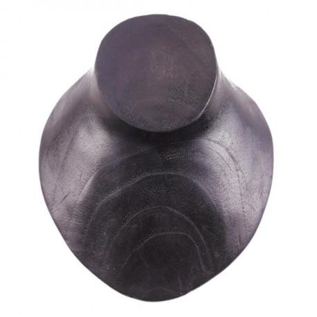 Buste d'Exposition en bois pour colliers | Finition "Noir Ébène"