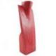 Buste - Présentoir à colliers en bois massif rouge 35cm