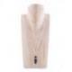 Buste présentoir a colliers en bois brut 25cm