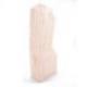 Buste présentoir a colliers en bois brut 25cm