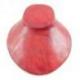Buste présentoir à collier en bois massif rouge