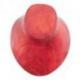Buste présentoir à collier en bois massif rouge