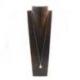 Présentoir spécial colliers longs 60cm buste en bois "chocolat"