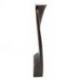 Présentoir spécial colliers longs 60cm buste en bois "chocolat"