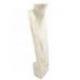 Présentoir spécial colliers longs 60cm buste en bois finition "blanc cérusé"