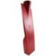 Présentoir spécial colliers longs 60cm buste en bois rouge
