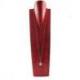 Présentoir spécial colliers longs 60cm buste en bois rouge