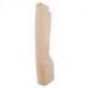 Présentoir spécial colliers longs 50cm buste en bois massif brut