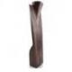 Présentoir spécial colliers longs 50cm buste en bois "chocolat"