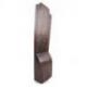 Présentoir spécial colliers longs 50cm buste en bois "chocolat"