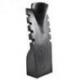 Présentoir à colliers cranté en bois noir 30cm