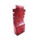 Buste cranté en bois rouge 25cm - Présentoir à Colliers