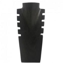 Présentoir en bois pour colliers et pendentifs 30cm | Finition "Chocolat"