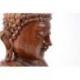 Statue Bouddha assis en position du lotus 40cm | Sculpture sur bois artisanale