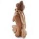 Statue de Bouddha assis 30cm - Bois massif brut sculpté main.