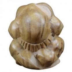 Yogi Libérateur en Bois massif Brut sculpté main 15cm