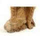 Statue du Bouddha Penseur 40cm en bois sculpté | Déco Zen de Bali
