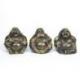 Statuettes "3 Bouddhas de la sagesse" 6cm en laiton