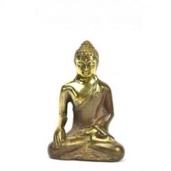 Statuette Bouddha Bhumisparsa Mûdra en laiton 7cm