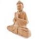 Statuette Bouddha Atmanjali en bois sculpté 20cm - Décoration Zen