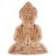 Statuette Bouddha Atmanjali en bois sculpté 20cm - Décoration Zen