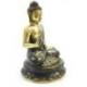 Statue Bouddha en laiton 24cm. Création artisanale en série limitée.