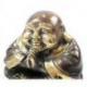 Bouddha rieur chinois. Statuette en laiton 11cm