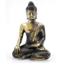 Statuette Bouddha Zen en laiton 11cm