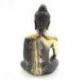 Statuette Bouddha Zen en laiton 11cm. Import Asie.